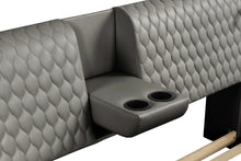 Load image into Gallery viewer, Zoya Smart Multifunctional Queen Size Bed Made with Wood in Gray
