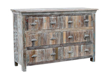 Load image into Gallery viewer, Solid Six Drawer Double Dresser - White
