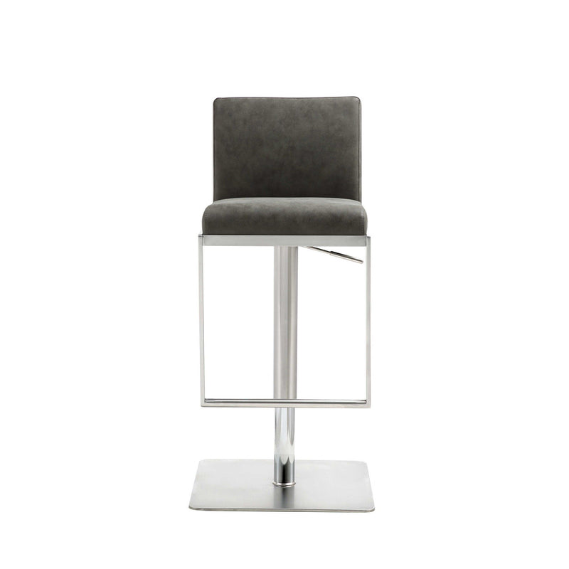 Stainless Steel Bar Chair - Gray / Silver