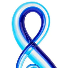 Load image into Gallery viewer, Murano Modern Abstract Tabletop Sculpture (386756) - Clear / Blue
