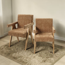 Load image into Gallery viewer, Zoey - Arm Chair (Set of 2) - Chocolate
