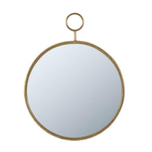 Load image into Gallery viewer, 28" Round Framed Accent Mirror - Gold

