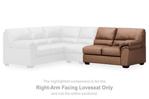 WillowBend - Caramel - RAF Loveseat