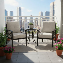 Load image into Gallery viewer, All-Weather Armchairs With Cushions, Modern Sculptural Design (Set of 2)
