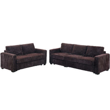 Load image into Gallery viewer, 2 Piece Contemporary Style Sofa Set With Matching Pillows
