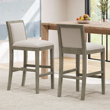 Load image into Gallery viewer, Upholstered Barstools (Set of 2)
