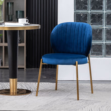 Load image into Gallery viewer, Amoa - Contemporary Velvet Upholstery Dining Chair - Blue
