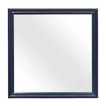 Load image into Gallery viewer, 38" Square Framed Accent Mirror - Blue
