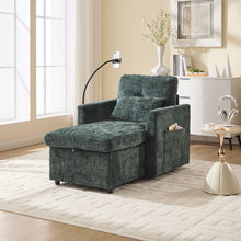 Load image into Gallery viewer, Multifunctional Chenille Recliner Sofa With Storage And Phone Bracket
