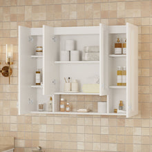 Load image into Gallery viewer, Wall Mounted Bathroom Cabinet With 5 Adjustable Shelves
