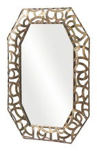 Load image into Gallery viewer, 35" Octagonal Steel Framed Accent Mirror - Bronze
