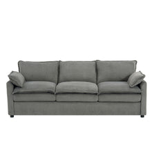 Load image into Gallery viewer, Modern 3 Seater Sofa With Side Storage Pockets For Living Room
