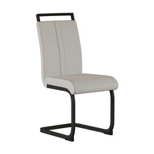 Load image into Gallery viewer, Modern Dining Chairs With High Back Upholstered Design Metal Legs
