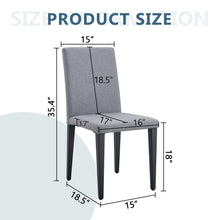 Load image into Gallery viewer, Versatile Dining Chairs With Comfortable Design And Metal Legs

