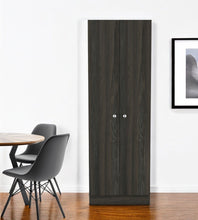 Load image into Gallery viewer, 71" Wood Pantry Or Storage Closet - Dark Brown
