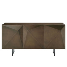 Load image into Gallery viewer, Malika - Ceramic Top Server - Copper Cross Brushed
