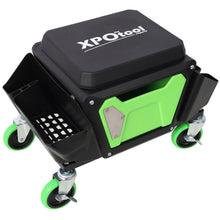 Load image into Gallery viewer, Heavy Duty Mechanic Stool With Wheels And Soft Rubber Cushion And 330Lbs Capacity - Green
