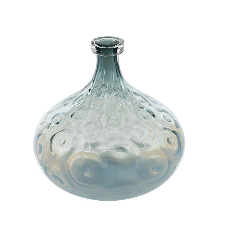 Hammered Table Vase - Light Blue