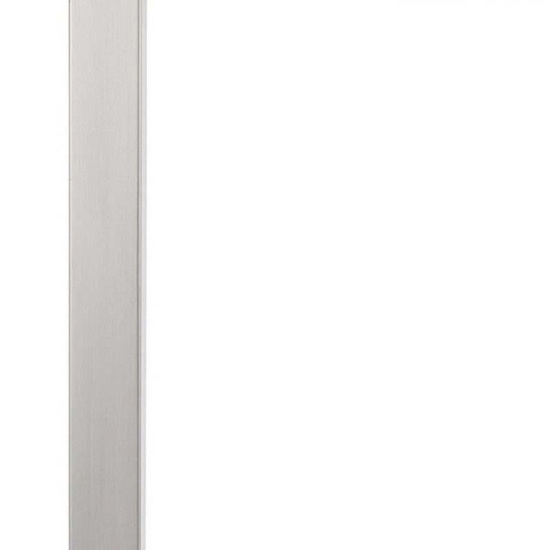 Metal Desk USB Table Lamp With White Shade - Nickel