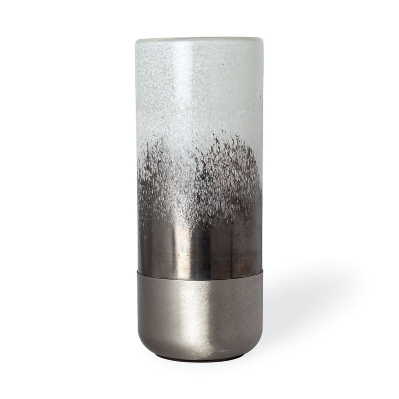 Abstract Cylinder Table Vase (397509) - White