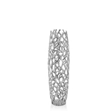 Load image into Gallery viewer, Twigs Cylinder Floor Vase (354634) - Silver
