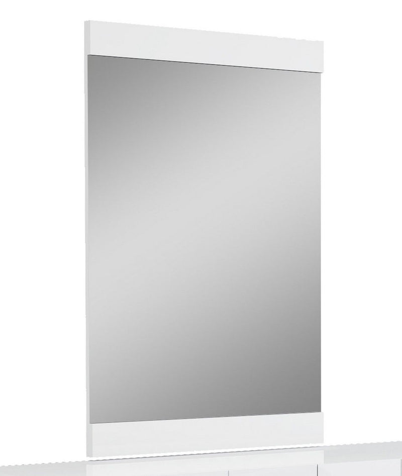 45" Superb High Gloss Mirror - White