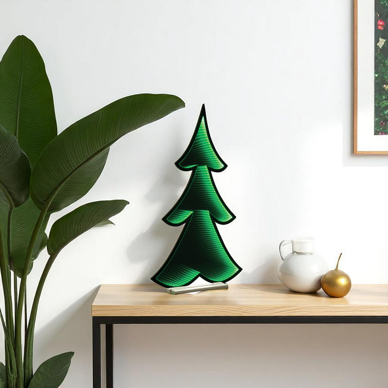 Trees Christmas Christmas Tree Tabletop Sculpture With LED (633776) - Green
