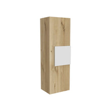 Load image into Gallery viewer, Multi Purpose Vertical Hanging Cabinet - Light Oak / White
