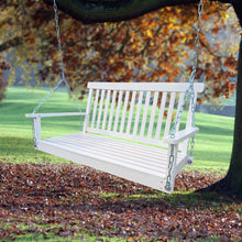 Load image into Gallery viewer, Front Porch Swing With Armrests For Outdoor Patio, Garden Yard, Backyard Or Sunroom
