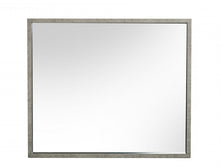Load image into Gallery viewer, 34" Faux Concrete Framed Accent Mirror - Gray
