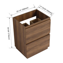 Load image into Gallery viewer, Modern Freestanding Bathroom Vanity Cabinet With Double Drawer
