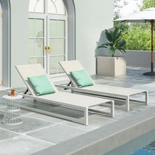 Load image into Gallery viewer, Venice - Classic Chaise Lounge With Adjustable Aluminum Frame
