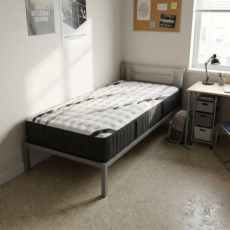 Graphite And Titanium Infused Gel Memory Foam Medium Hybrid Mattress - Twin Long