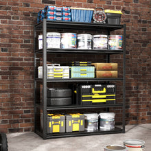Load image into Gallery viewer, Industrial Heavy Duty Metal Garage Shelving Unit, Adjustable Storage Rack
