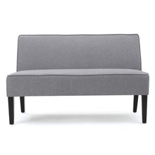 Load image into Gallery viewer, Contemporary Loveseat With Upholstered Fabric And Birch Wood Legs
