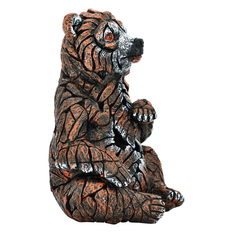 Bear Tabletop Sculpture - Brown / White / Black