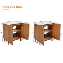 Load image into Gallery viewer, Traditional Bathroom Vanity With Ceramic Sink
