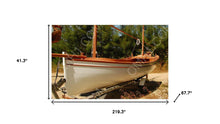 Load image into Gallery viewer, Hand Painted Model Boat (624610) - Light Brown / Beige
