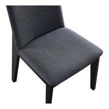 Load image into Gallery viewer, Upholstered Fabric Dining Side Chairs (Set of 2) - Charcoal / Black
