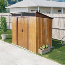 Load image into Gallery viewer, Outdoor Metal Storage Shed And Transparent Plate For Garden, Lawn
