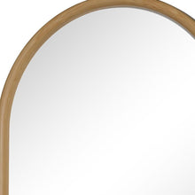 Load image into Gallery viewer, Solid Wood Arch Framed Accent Mirror - Brown
