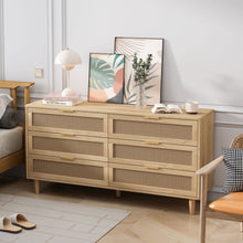 Load image into Gallery viewer, 6 Drawer Storage Modern Cabinet For Bedroom
