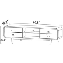 Load image into Gallery viewer, Alexa - TV Stand - Dark Brown / Wood
