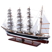 Load image into Gallery viewer, Hand Painted Model Boat (624656) - Dark Brown / White
