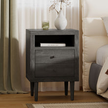 Load image into Gallery viewer, Nystrom - Mid Century Modern 2 Drawer Nightstand
