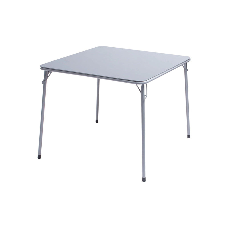Wood Heavy Duty Plastic And Iron Square Dining Table - Gray