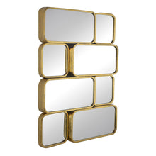Load image into Gallery viewer, Mirror With en Metal Framed Decorative Rectangle Mirror For Bedroom Dressing Room, Hallway Or Living Spac - Gold
