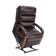 Load image into Gallery viewer, Power Lift Recliner Chair Dual Motor Infinite Position With Heat Massage And Heavy Duty Motion Mechanism - Brown
