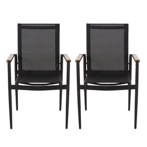 Barrister - Dining Chair (Set of 2) - Black / Natural