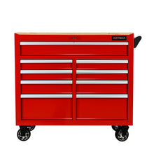 Load image into Gallery viewer, 9 Drawer Multifunctional Steel Tool Cart With Wheels And Wooden Top
